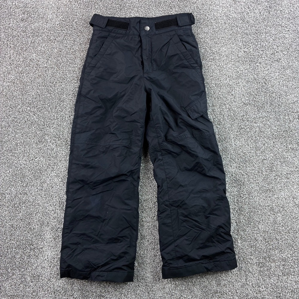 Columbia Snow Pants Kids Boys Small Black Ski Pants Snowboard Insulated